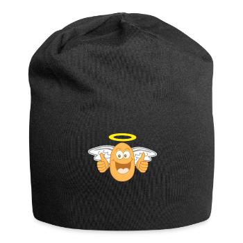Pommes de terre Angel Pommes de terre - Bonnet en jersey - noir - Devant