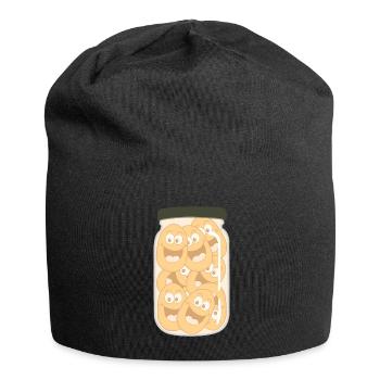 Pomme de terre en bocal Pommes de terre - Bonnet en jersey - noir - Devant