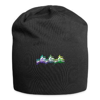 Rudersport Kanu Ruderboot Ruderer Rudern - Jersey-Beanie - Schwarz - Vorne