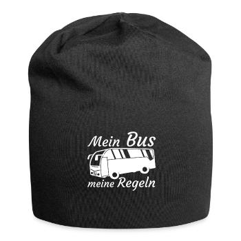 Busfahrerin Busfahrer Linienbus - Jersey-Beanie - Schwarz - Vorne