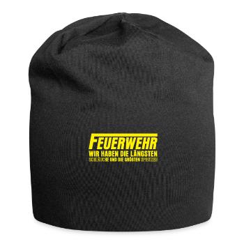 Jugendfeuerwehr Spruch Feuerwehr - Jersey-Beanie - Schwarz - Vorne