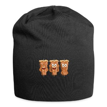 Doner kebab kebab kebab bag kebab skewer - Bonnet en jersey - noir - Devant
