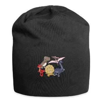 Dinosaur Thumbs Up Dinosaur - Bonnet en jersey - noir - Devant