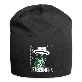 Steiermark Österreich - Jersey-Beanie - Schwarz - Vorne