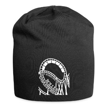 Roller coaster rider saying roller coaster - Jersey Beanie - black - Front