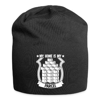 Paketzusteller Paket Haus Paketbote - Jersey-Beanie - Schwarz - Vorne
