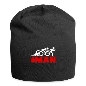 Triathlon Witz Triathleten Triathlet - Jersey-Beanie - Schwarz - Vorne