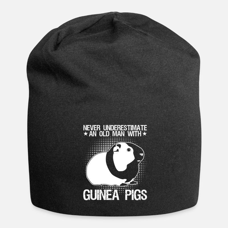 Guinea Pig Guinea Pigs - Jersey Beanie - black