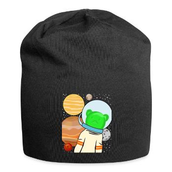 Gummy bears in space - Jersey Beanie - black - Front