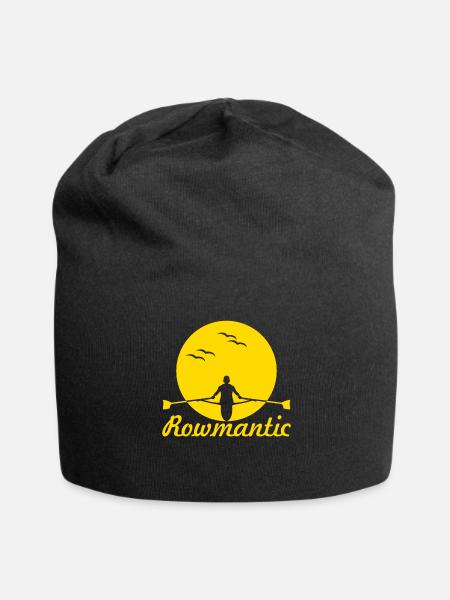 Ruderverein Ruderboot Rudern Ruderer - Jersey-Beanie - Schwarz