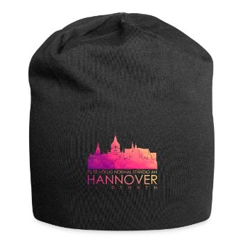 Hannover lustig - Jersey-Beanie - Schwarz - Vorne