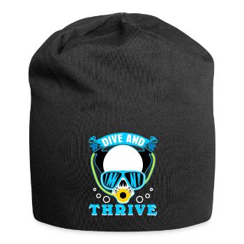 Diver Diving GogglesDiving - Jersey Beanie - black - Front