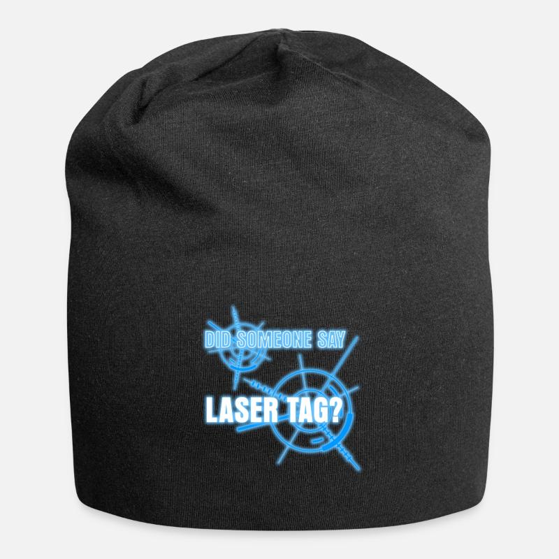 Lasertag Lasergame Laser Tag Laserdrom - Bonnet en jersey - noir