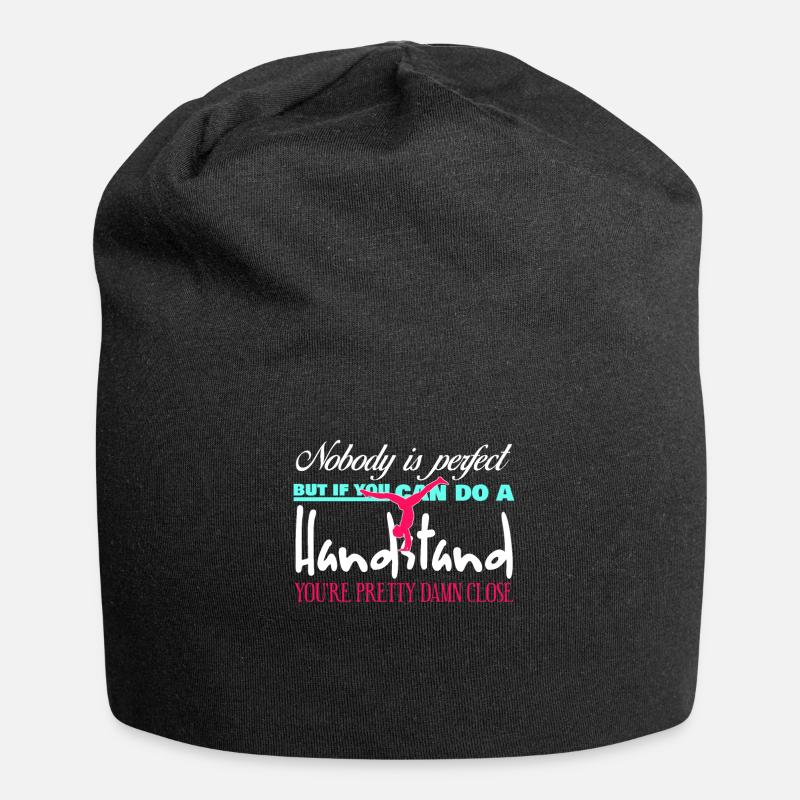 Handstand - Jersey-Beanie - Schwarz
