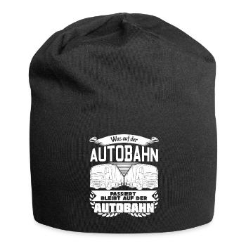 LKW-Fahrer LKW Trucker Autobahn - Jersey-Beanie - Schwarz - Vorne