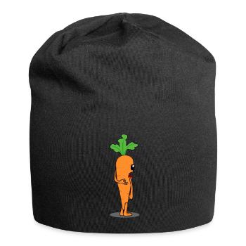 Carrot Reingeschaut Carrots - Jersey-Beanie - Schwarz - Vorne