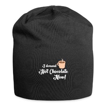 Hot Chocolate Cacao - Jersey Beanie - black - Front
