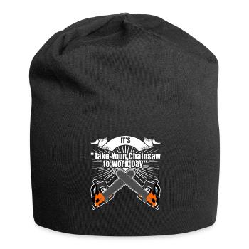 Chain Saw Day Chainsaw - Jersey Beanie - black - Front