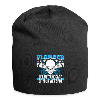 Plumbers Skull Plumber - Jersey-Beanie - Schwarz - Vorne