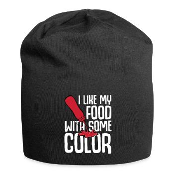 Tomato Ketchup Bottle Costume - Jersey-Beanie - Schwarz - Vorne