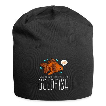 Goldfish Talking Gold Fish - Jersey Beanie - black - Front