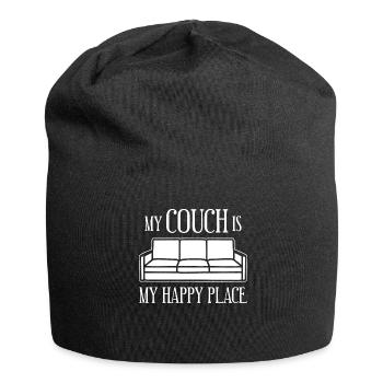 Sofa Joke Couch - Jersey-Beanie - Schwarz - Vorne