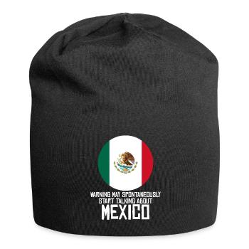 Mexique Drapeau Mexicains Mexicains - Bonnet en jersey - noir - Devant