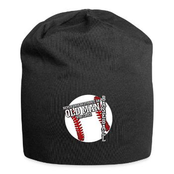 Baseball pour les vieux hommes - Bonnet en jersey - noir - Devant