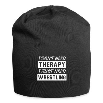 Wrestler Therapy Wrestling - Jersey-Beanie - Schwarz - Vorne