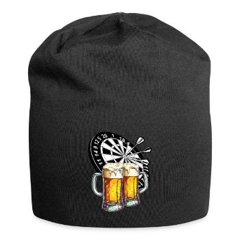Darts, Beer, Darts, Alcohol, Drinking, Booze, Pub - Jersey Beanie - black - Front