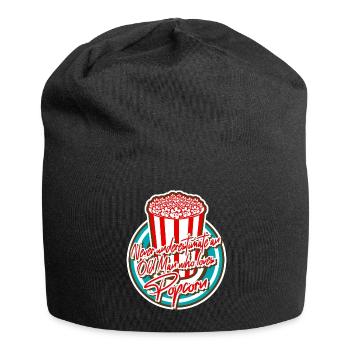 Popcorn Joke - Jersey Beanie - black - Front