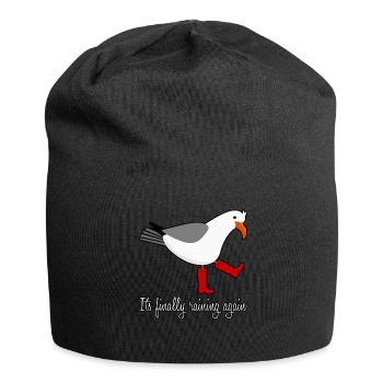 Seagull Rain Boots Gull - Jersey Beanie - black - Front