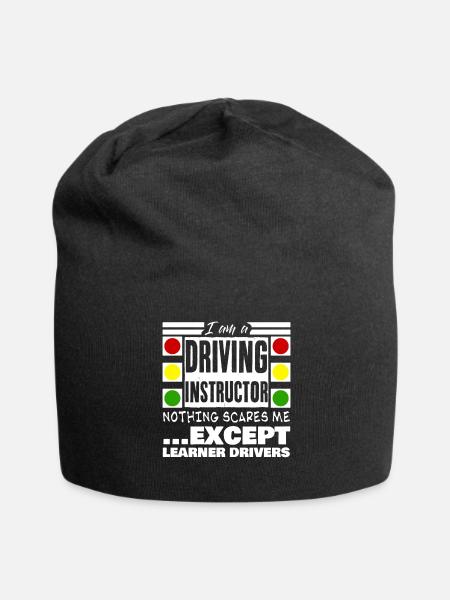 Driving Instructor Learner Drivers - Jersey Beanie - black