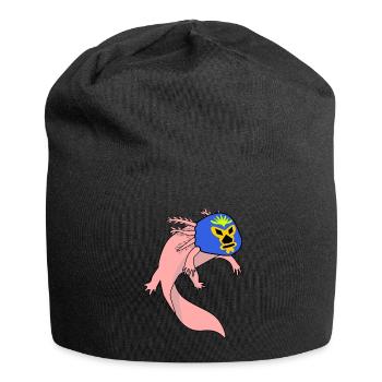 Lucha Libre Axolotl Luchador - Jersey-Beanie - Schwarz - Vorne