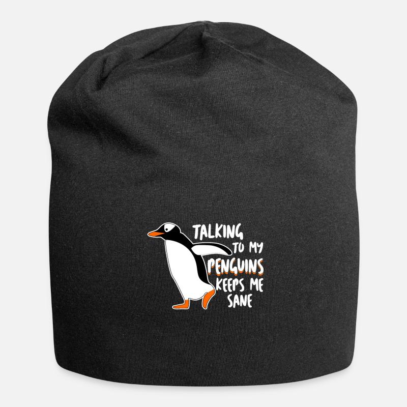 Penguin Funny Penguins - Jersey-Beanie - Schwarz