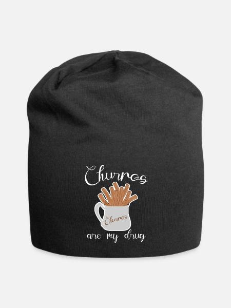 Churro Churros Churrería - Jersey Beanie - black