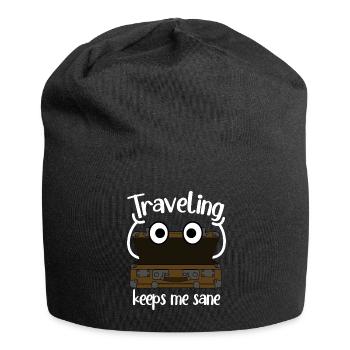 Valise Bagages Valises Tavelling - Bonnet en jersey - noir - Devant
