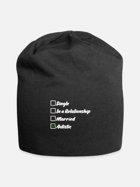 Autist Joke Autism Autistic - Jersey-Beanie - Schwarz