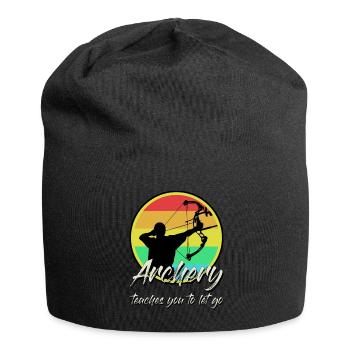Archery Bow Shooting - Jersey-Beanie - Schwarz - Vorne