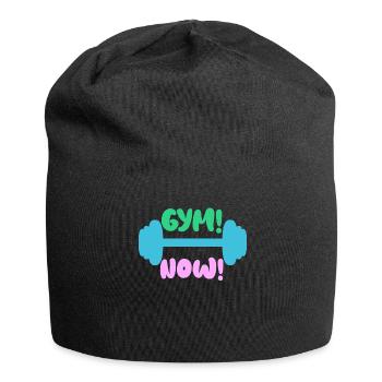 Fitness Gym Bodybuilding Bodybuilder - Jersey Beanie - black - Front