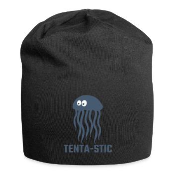 Jellyfish Sea Jellies - Jersey-Beanie - Schwarz - Vorne