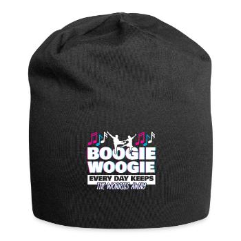 Boogie Woogie Dance Retro Swing - Jersey-Beanie - Schwarz - Vorne