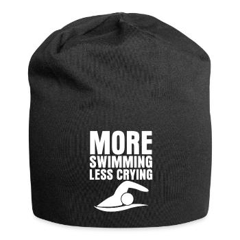 Swimmer Trainer Piscine - Bonnet en jersey - noir - Devant