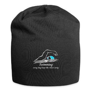 Piscine Nageur Triathlon - Bonnet en jersey - noir - Devant