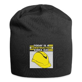 Directeur de chantier - Bonnet en jersey - noir - Devant
