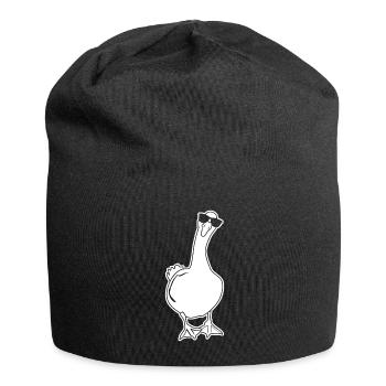 Goose with Sunglasses Geese - Jersey-Beanie - Schwarz - Vorne