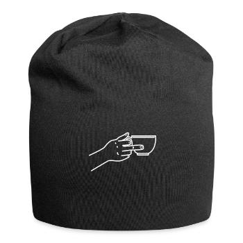 Misanthrope Middle Finger - Jersey-Beanie - Schwarz - Vorne