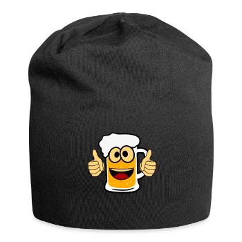 Beer Happy Brewing Craft Beer Malt - Jersey-Beanie - Schwarz - Vorne