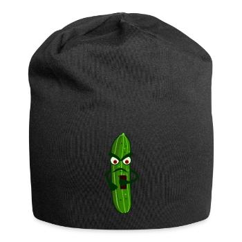 Smartphone Cellphone Mobile Phone - Jersey-Beanie - Schwarz - Vorne