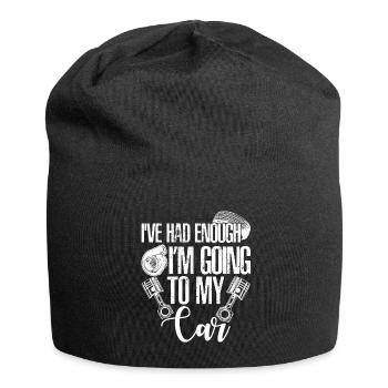 Mechanic Combustion Engine Mechanics Car - Jersey Beanie - black - Front